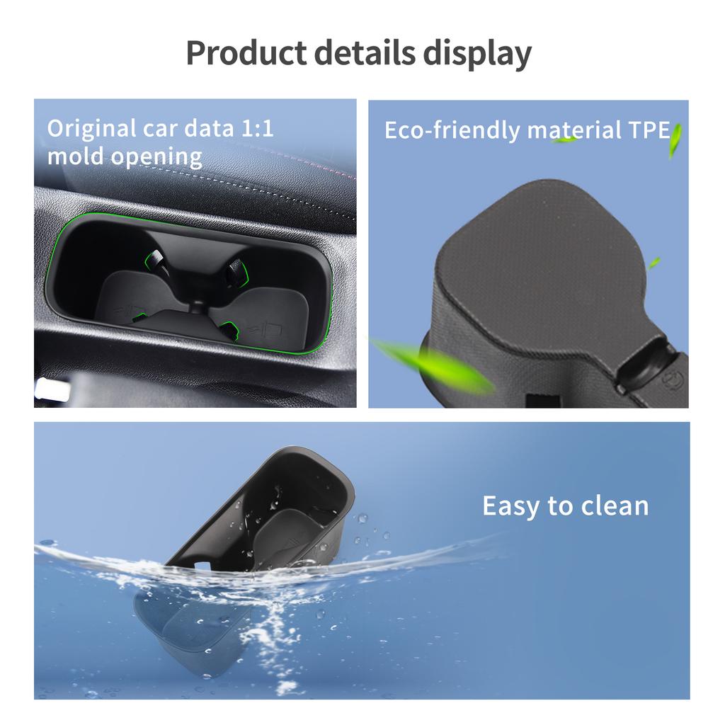 Pour Hyundai I30 I30 N 2026-2026 Porte-gobelet d'eau de console centrale Accessoires de voiture Porte-boissons Plateau de rangement Convient pour volant à droite