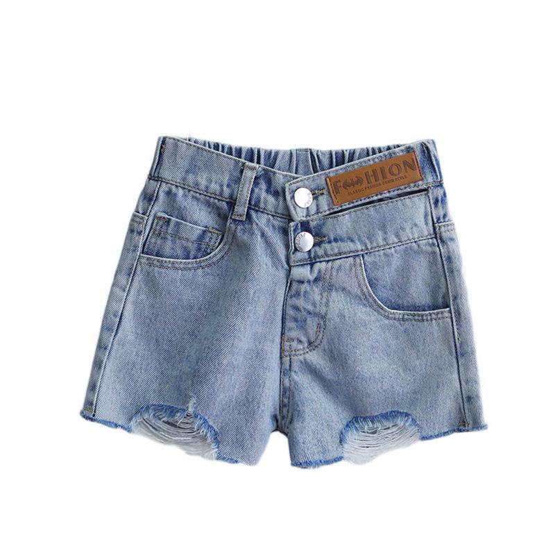 High Waisted Korean Version Denim Shorts For Women's Summer Loose A-line Wide Leg Capris For Female Students Hot Pants