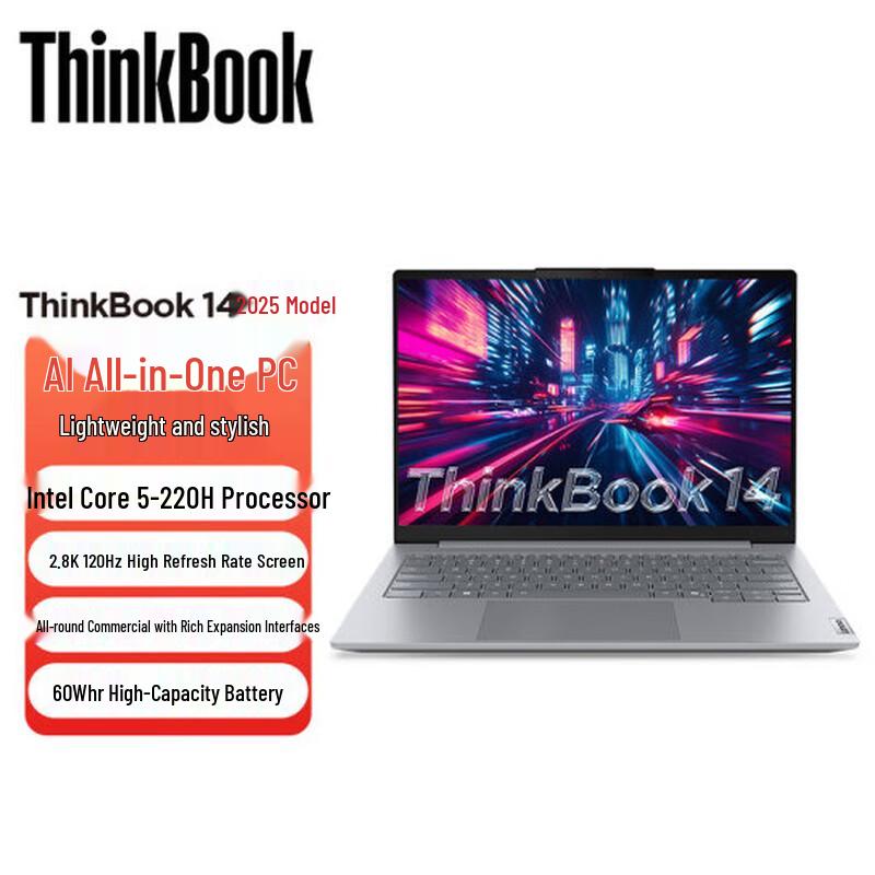 

Lenovo ThinkBook 14 2025 Thin & Light Business Laptop (CN version)