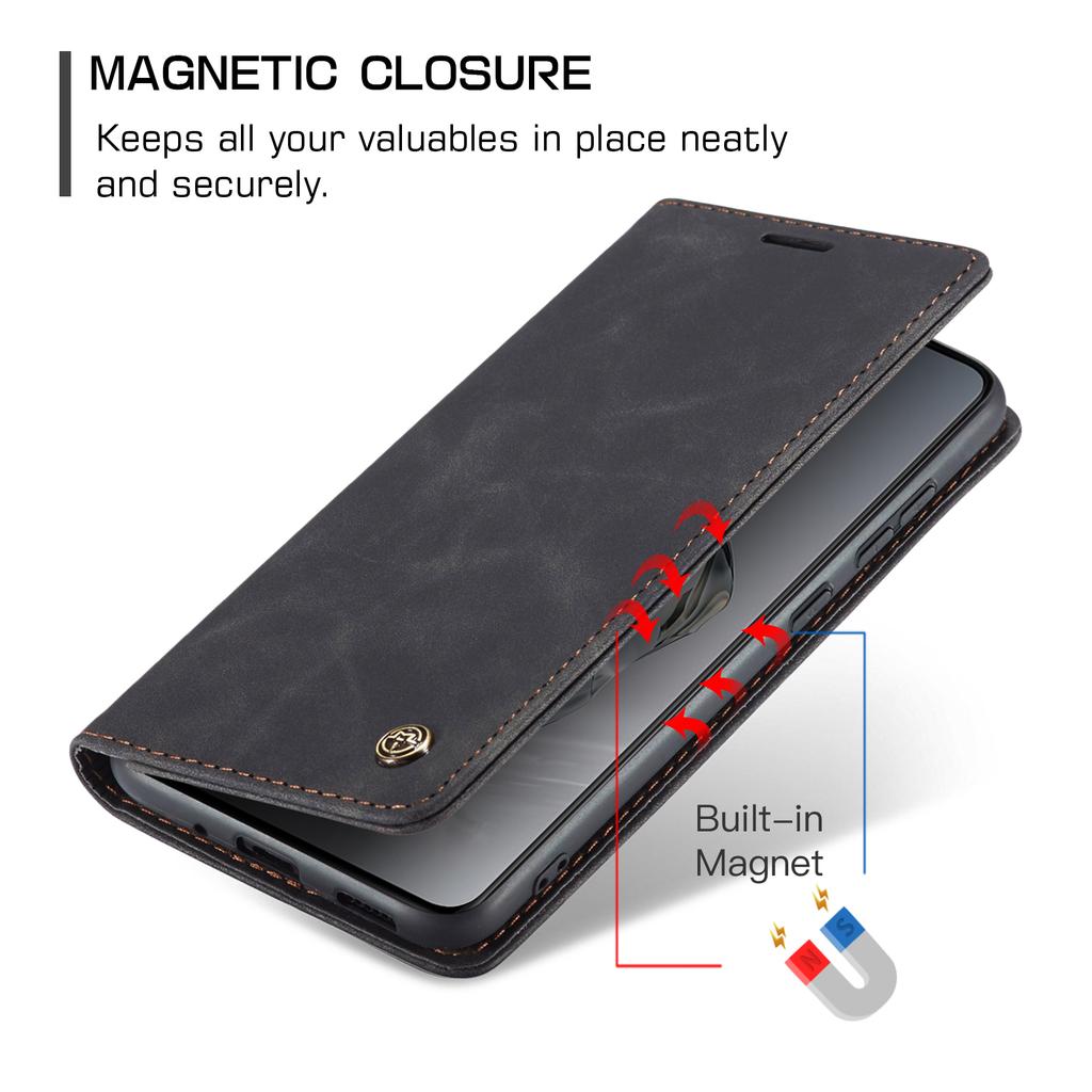 CASEME 013 Series For OnePlus 12 5G Case Business Style Card Slots Cell Phone Cover