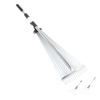 Adjustable Leaf Rake Retractable Expandable Stainless Steel Metal Lawn Yard Garden Hand Tool
