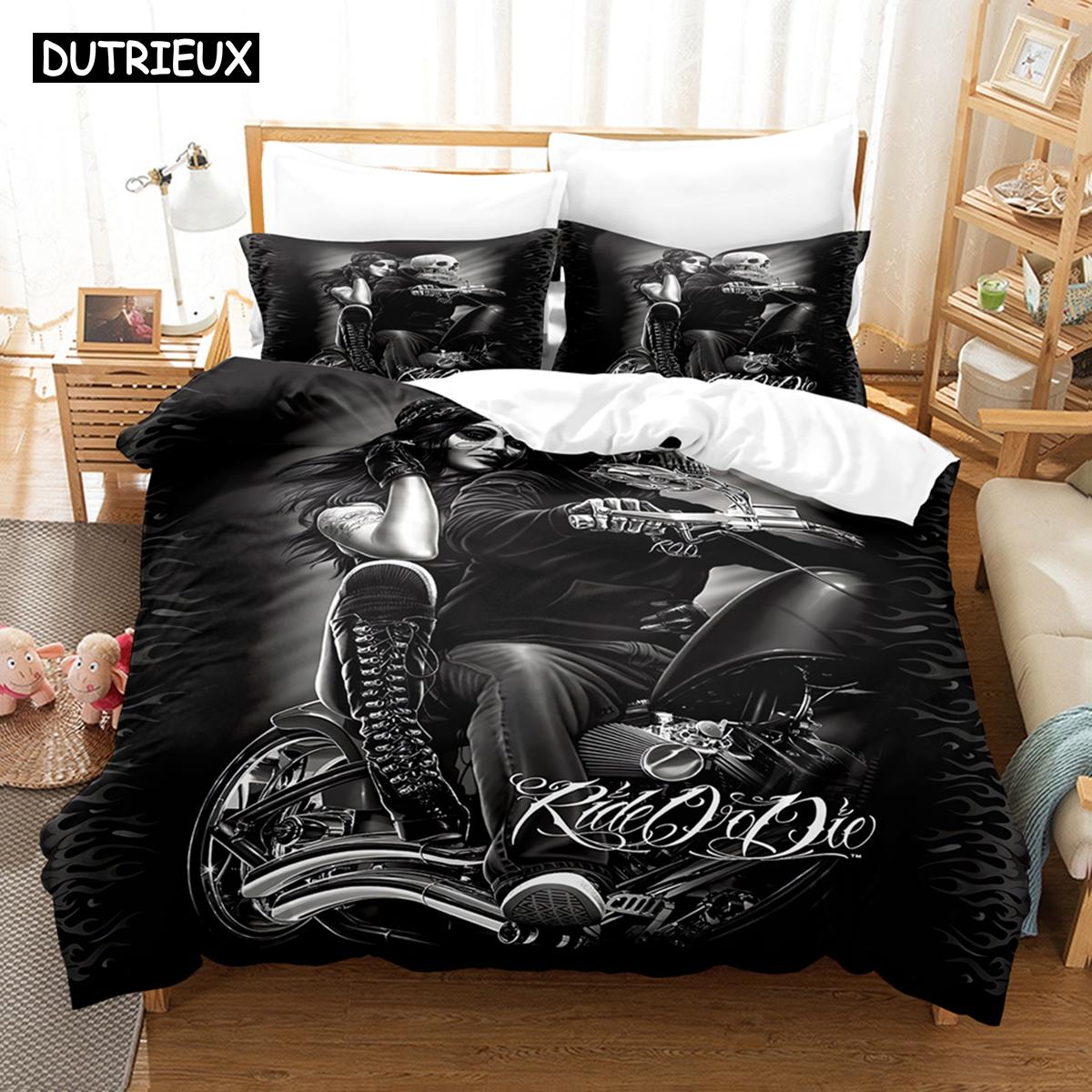 

3D The Skeleton Постельное белье Пододеяльник Комплект с наволочкой Твин Полный Queen King Постельное белье Постельное белье EU single(135x200cm)