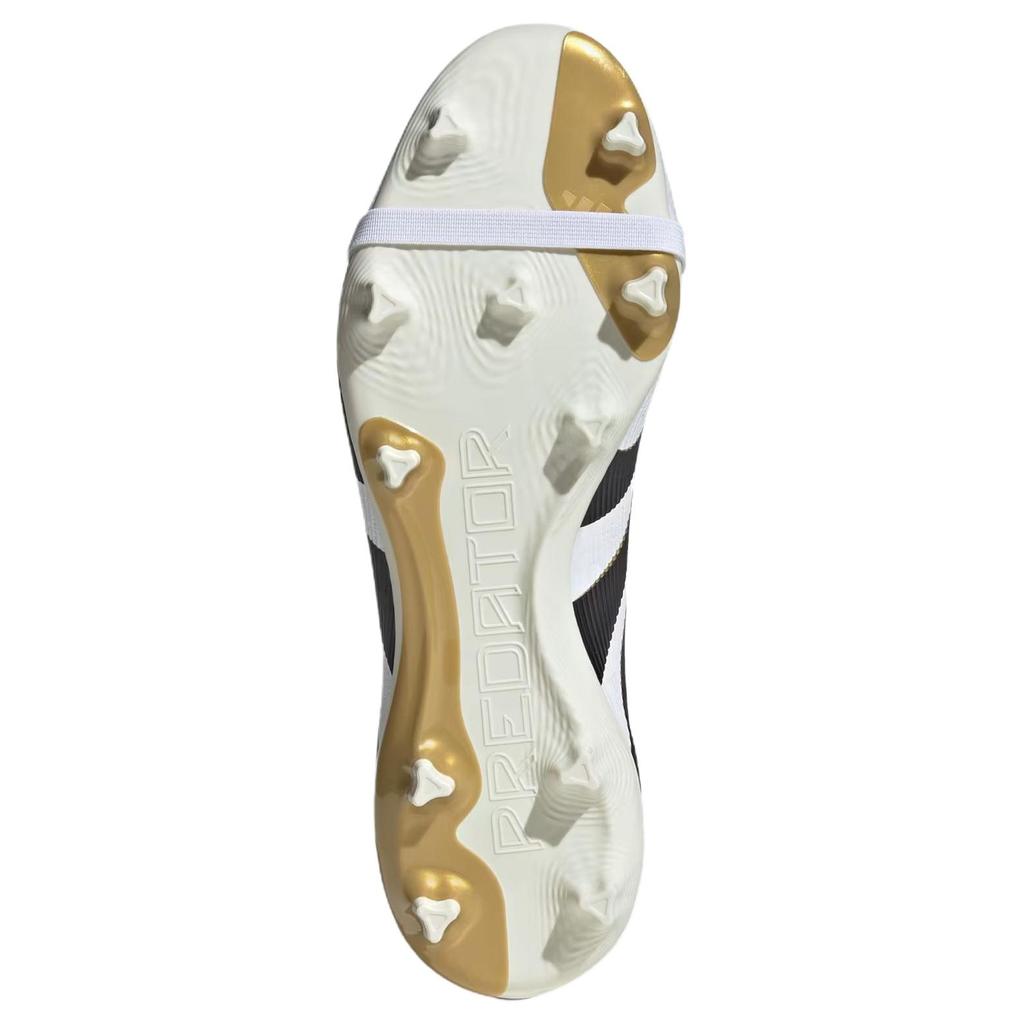 Adidas Predator 24 League Język składany FG MG Pakiet Road to Glory Buty unisex Biały Chmurny Biały Rdzeń Czarny JI1114