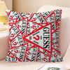 Fashion G_GuessS Logo Printed Office Cushion Pillowcase Car Cushion Cover45X45CM Lumbar Pillowcase Sofa Pillowcover