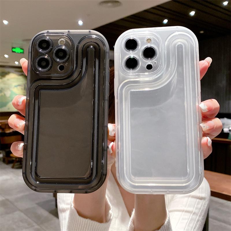 Luxury Shockproof Transparent Phone Case For iPhone 13 12 11 14 15 Plus 16 17 Pro Max Soft Silicone Bumper Clear Case Cover
