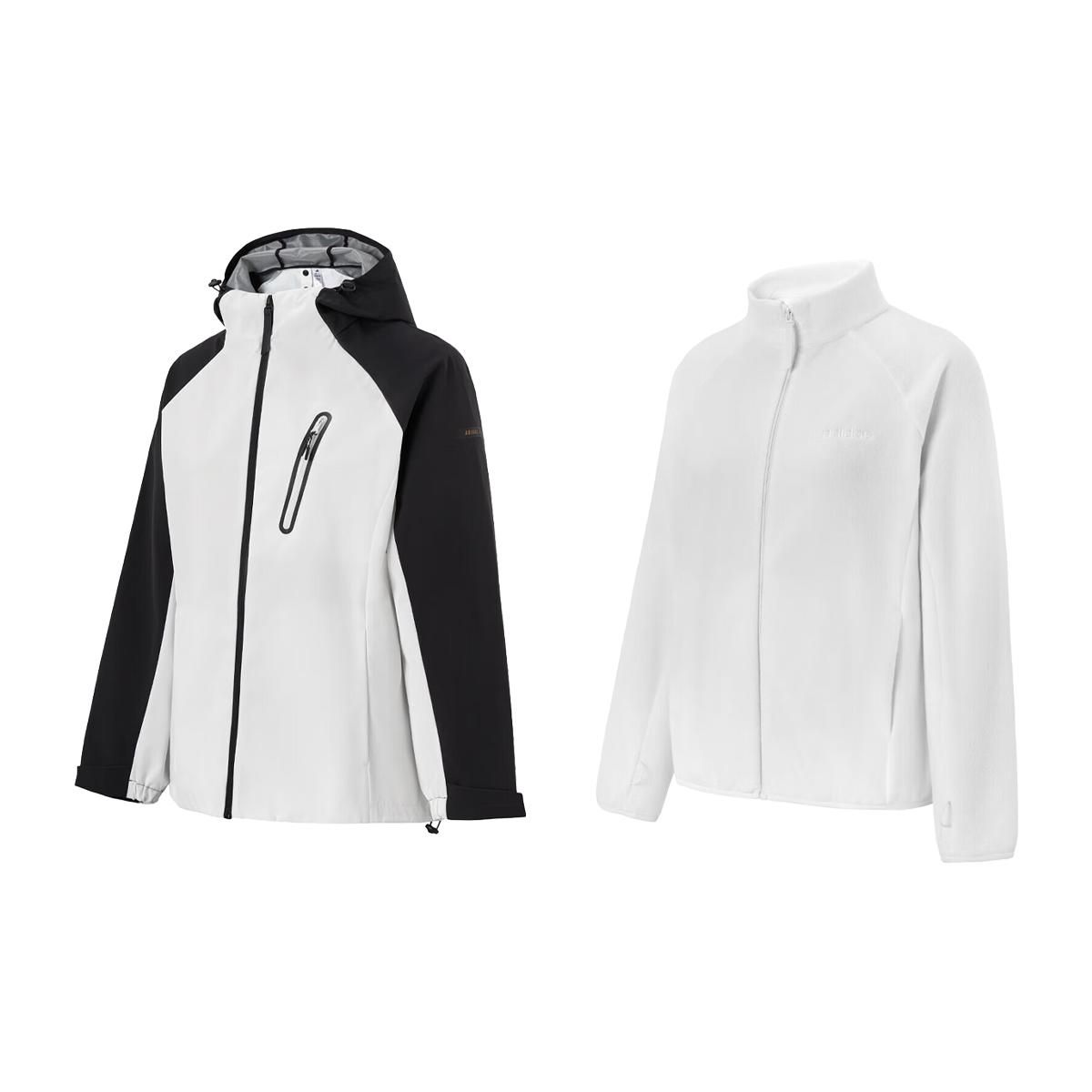 

Adidas Jackets Women s Black/White Hooded Moderate Other KF9382 L