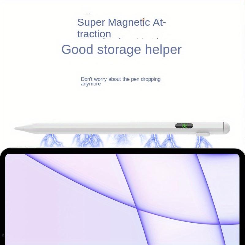 5 Nibs/Universal Capacitive Pen With Digital Tube Display Suitable For Smartphones, Touch Screen, Tablet, And Handwriting Pen