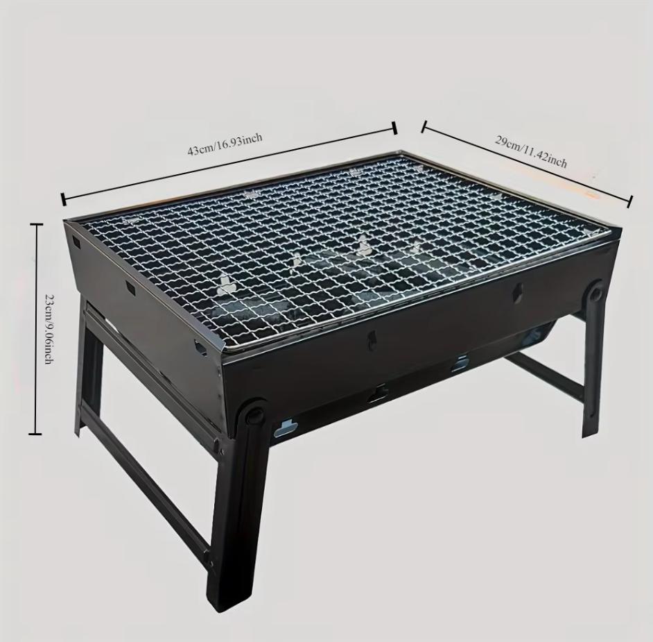 

Складной гриль Угольный гриль Барбекю Портативные инструменты для барбекю для приготовления на гриле на открытом воздухе, готовки, кемпинга, пеших походов, вечеринок