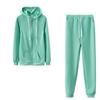 2024 Autumn Hot-Selling Women's Solid Color Hoodie Sweatshirt Sportswear Two-Piece Set