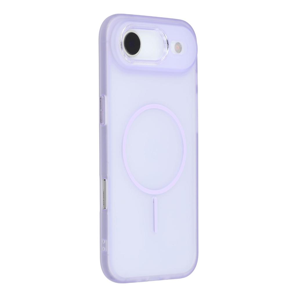 For iPhone Air Phone Case Compatible with MagSafe TPU + PC Matte Back Cover with Glitter Lens Frame