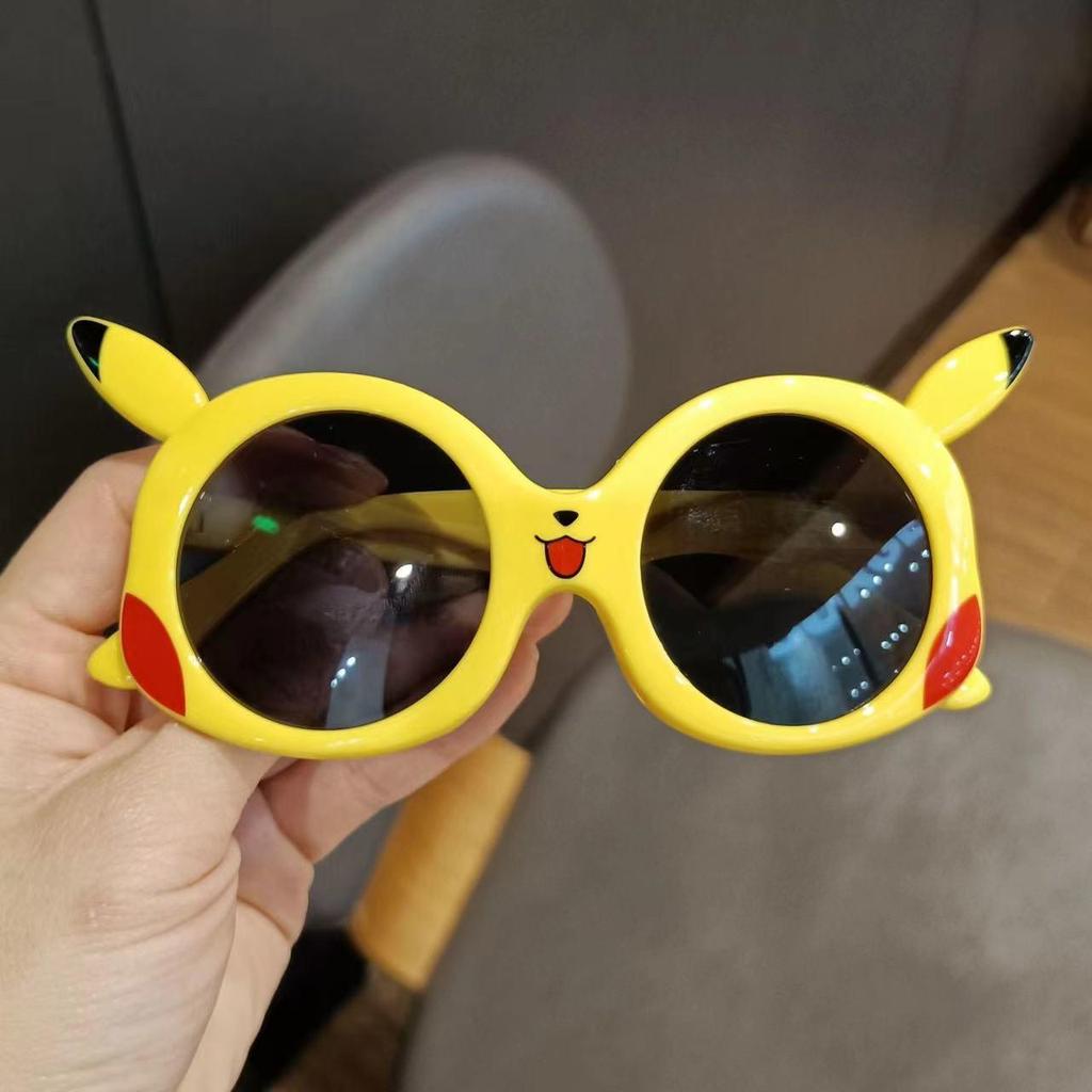 Pikachu Cute Cartoon Unisex Baby Sunglasses – Fun and Fashionable Kids' Glasses