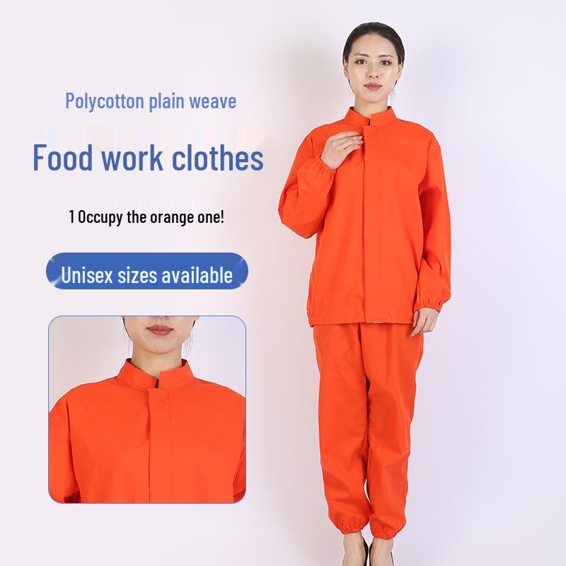 Unisex White Workwear Set for Catering, Food Industry, and Bio-Pharmaceuticals