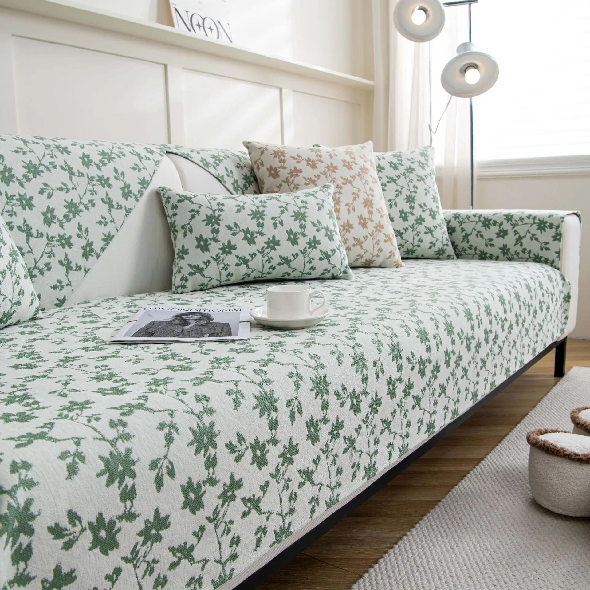 

Fabric Cover Universal Sofa Cover Nordic Sofa Cushion Chenille Four Seasons Universal Non-Slip Cushion Simple Modern 70x70cm