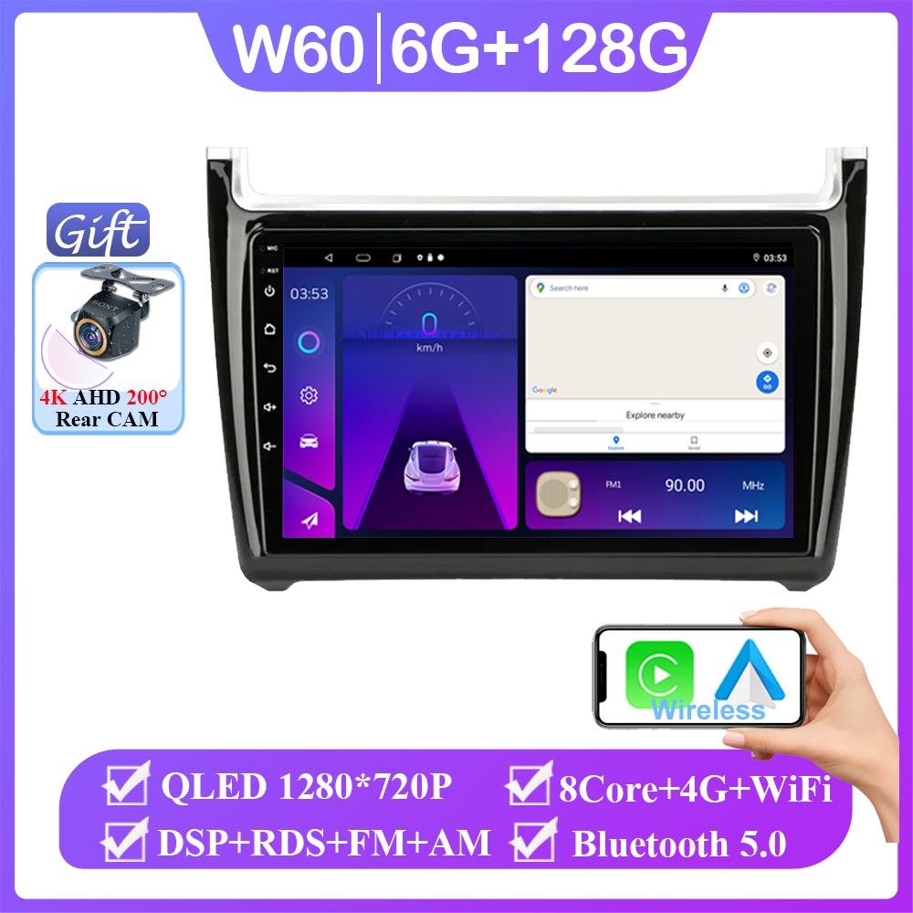Android 14 Car Radio For VW Volkswagen Polo 2008 - 2020 Auto Carplay WIFI GPS Navigation Multimedia Video Player Stereo No 2din