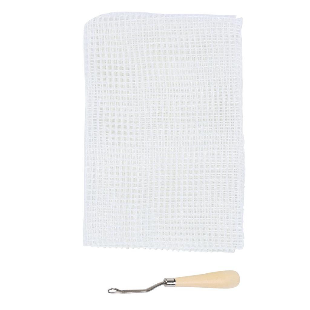 Household DIY Hand Made Crocheting Carpet Rug Knitting Mesh Cloth Accessory Tools