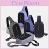 Outdoor Cycling Men Chest Bag With Oxford Fabric And Multiple Compartments For Travel