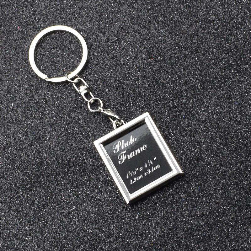 Buy DIY Logo Photo Frame Key Chain Keyrings Gift Car Key Chain Keyrings