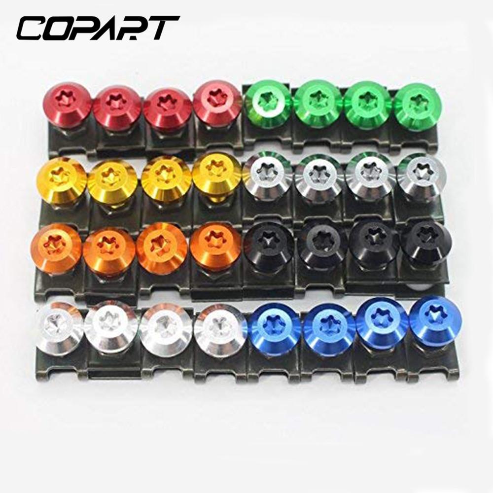 For Suzuki GSXR 600 750 1000 600 750 1000 K1 K2 K3 K4 K5 K6 K7 K8 K9 195/PCS Universal Fairing Bolt Kit Fastener Clips Screws