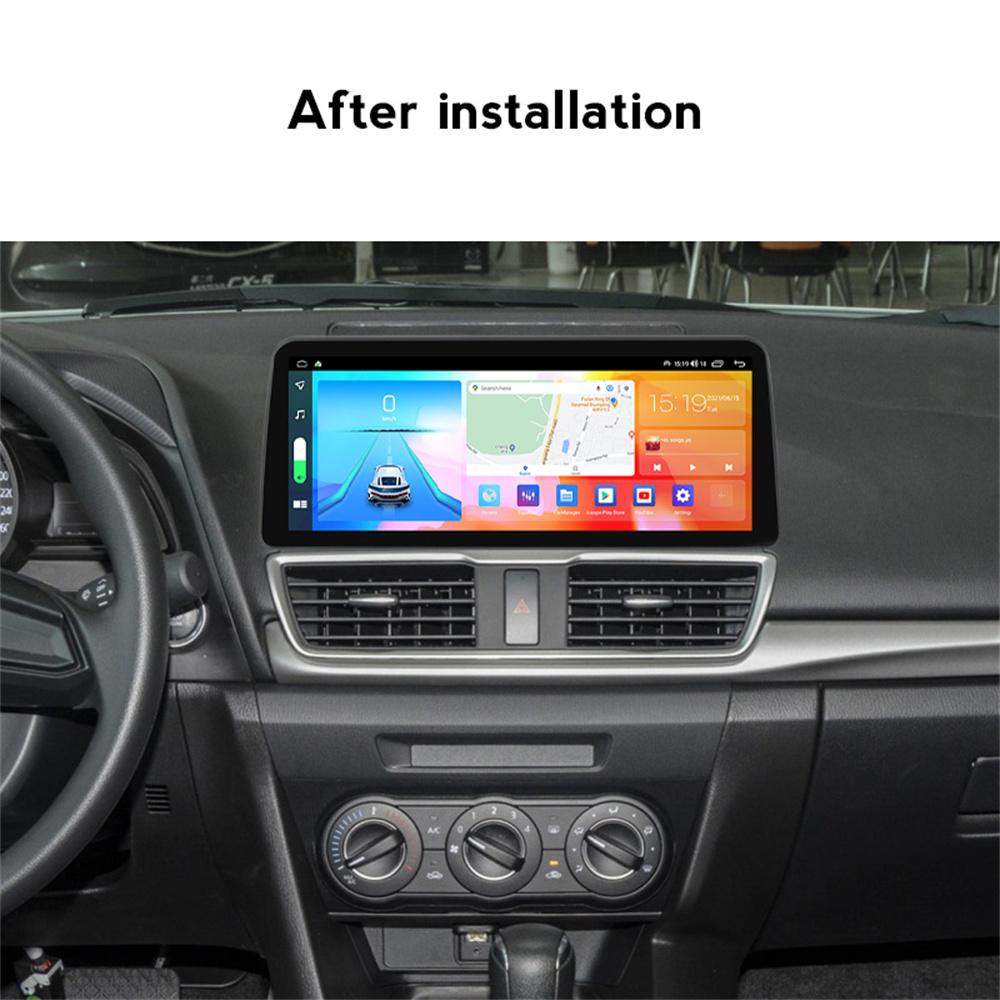 12.3" Android 10 Car Stereo Radio GPS NAVI Build-in Carplay DSP For Mazda 3 Axela 2015-2019