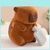 Cozy Cute Capybara Plush Hand Warmer Pillow Animal Doll For Winter Snuggling And Warmth