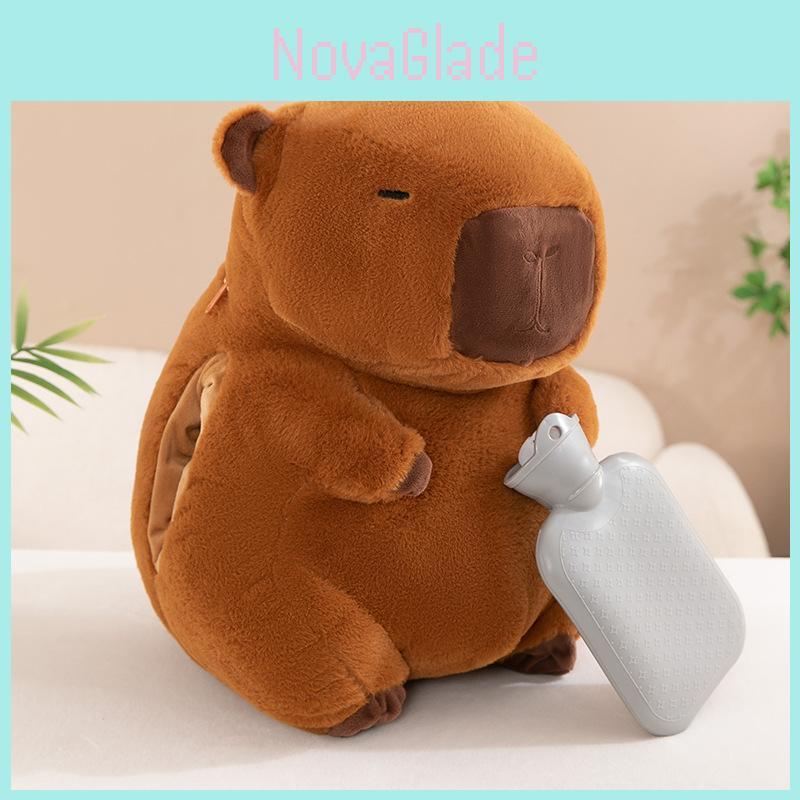 Cozy Cute Capybara Plush Hand Warmer Pillow Animal Doll For Winter Snuggling And Warmth