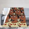 Totals Dramas Leshawna Flannel Blankets Awesome Throw Blanket for Home 150*125cm Bedspreads