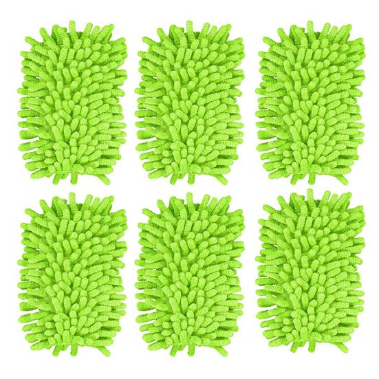 2/4/6Pcs Mop Cloth Covers Replacement Wear Resistant Non-Fading Washable Quick Dry