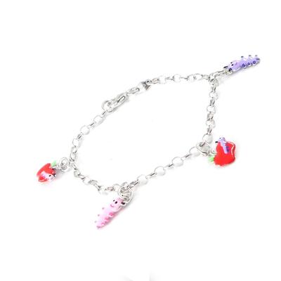 [H9142] - Multicolored 'Chenilles' Children's Bracelet S&B