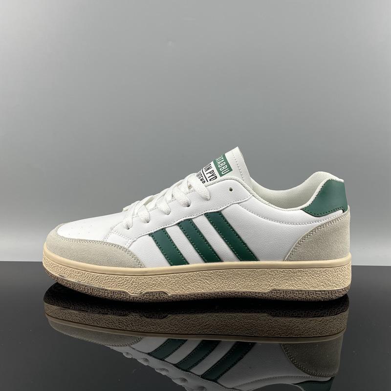 

Board shoe factory new men s little white shoes fashion striped casual board shoes breathable non-slip board shoes 44