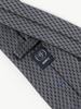 [BEAMS F] Silk Wave Pattern Jacquard Necktie for Men, Grey Free