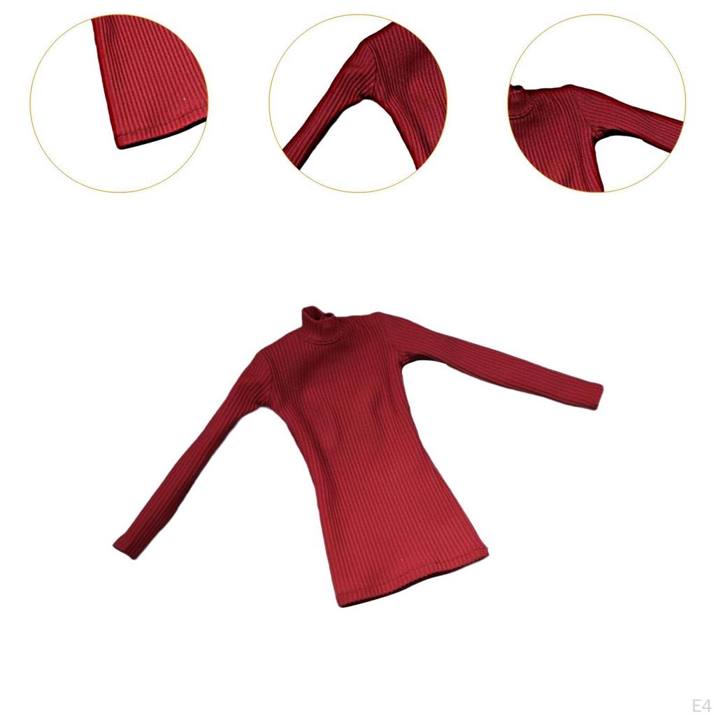 1/6 Scale Figure Short Dresses Dress Up Fashion Retro Stylish Miniature Trendy Clothing for 12''