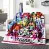 Customizable Monster High Draculaura4 Throw Blanket – Personalized Name, All-Season Cozy Snug Blanket, Machine Washable, Personalized Blanket