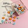 10Pcs/Lot Kawaii Unicorn Rainbow Eraser Cute Cartoon Cloud Star Moon Sun Pencil Rubber Erasers for Kids School Office Stationery