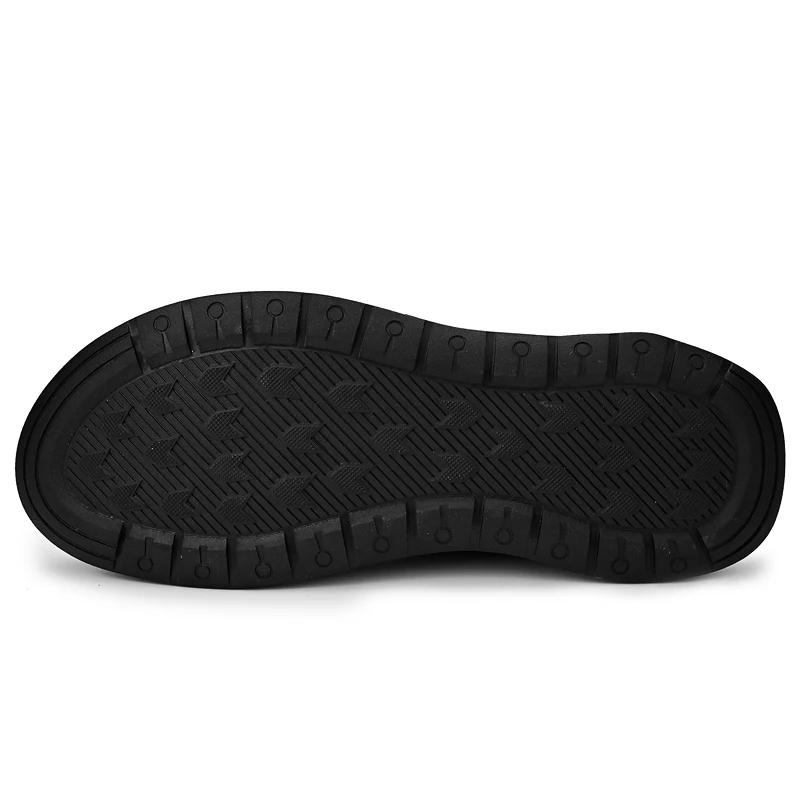 Зимние оригинальные кожаные кроссовки мужские теплые кроссовки мужские большие размеры — фото 6