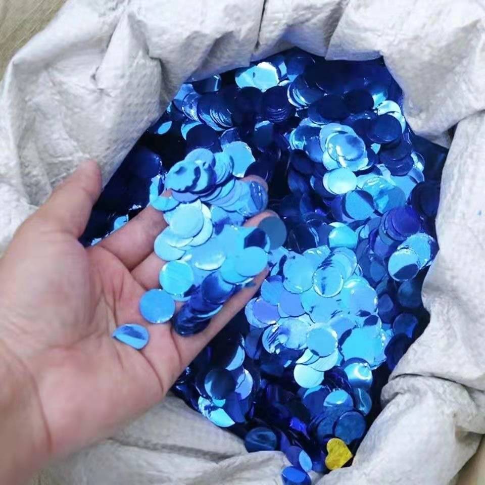 Balloon Sequins 1.5Cm Round Bobo Ball Filled With Decorative Sequins Balloon Arrangement Sprinkling Flowers