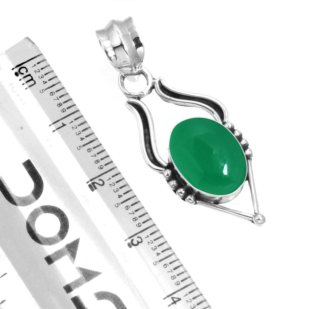 925 Sterling Silver Pendant Women Gemstone Handmade Jewelry Engagement Gift Amber Amethyst Black Onyx Carnelian Garnet Quartz Green Onyx Gold Stone