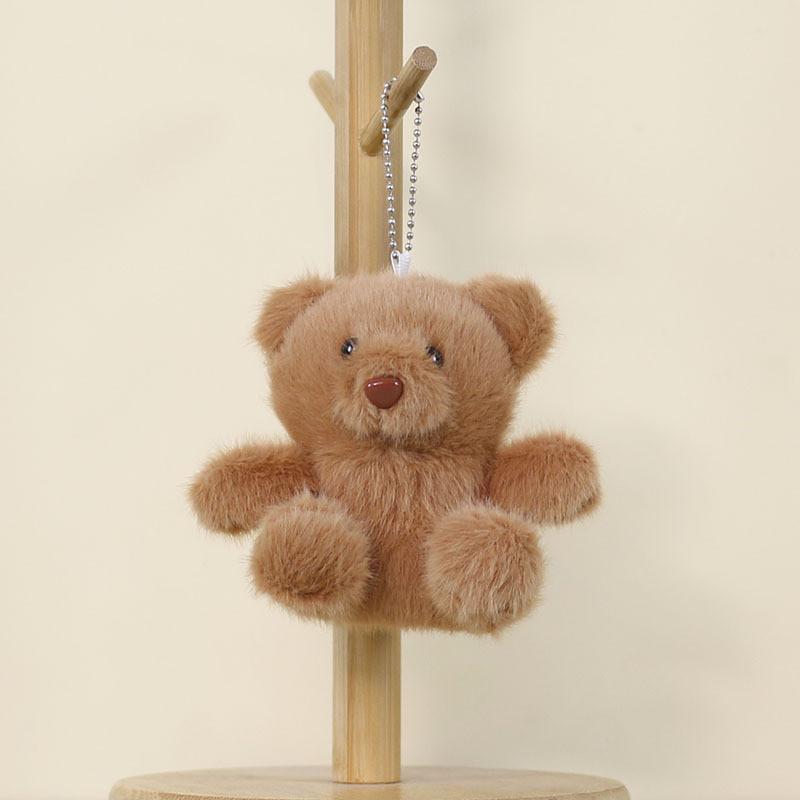 Plush Bear Keychain Toy With Pp Cotton Filling For Kids And Adults