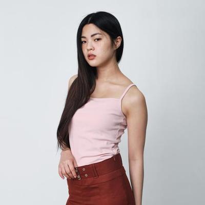 Remove Square Neck Easy Bra Tank Top 3 Colors (navy, Blue, Pink)