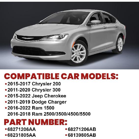 Power Window Switch Compatible With 2015- Jeep Cherokee,2015-2017 Chrysler 200,2011- Chrysler 300,2011- Dodge Charger,2016-2018 Ram