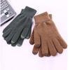 Fumaide Men's Winter Touchscreen Knitted Gloves - 3 Pairs