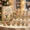 Holiday Countdown Calendar 2026 Hummingbird Advent Calendar, 24-Day Acrylic Ornament Set with Bird Figure Decoration for Home Countdown, Christmas