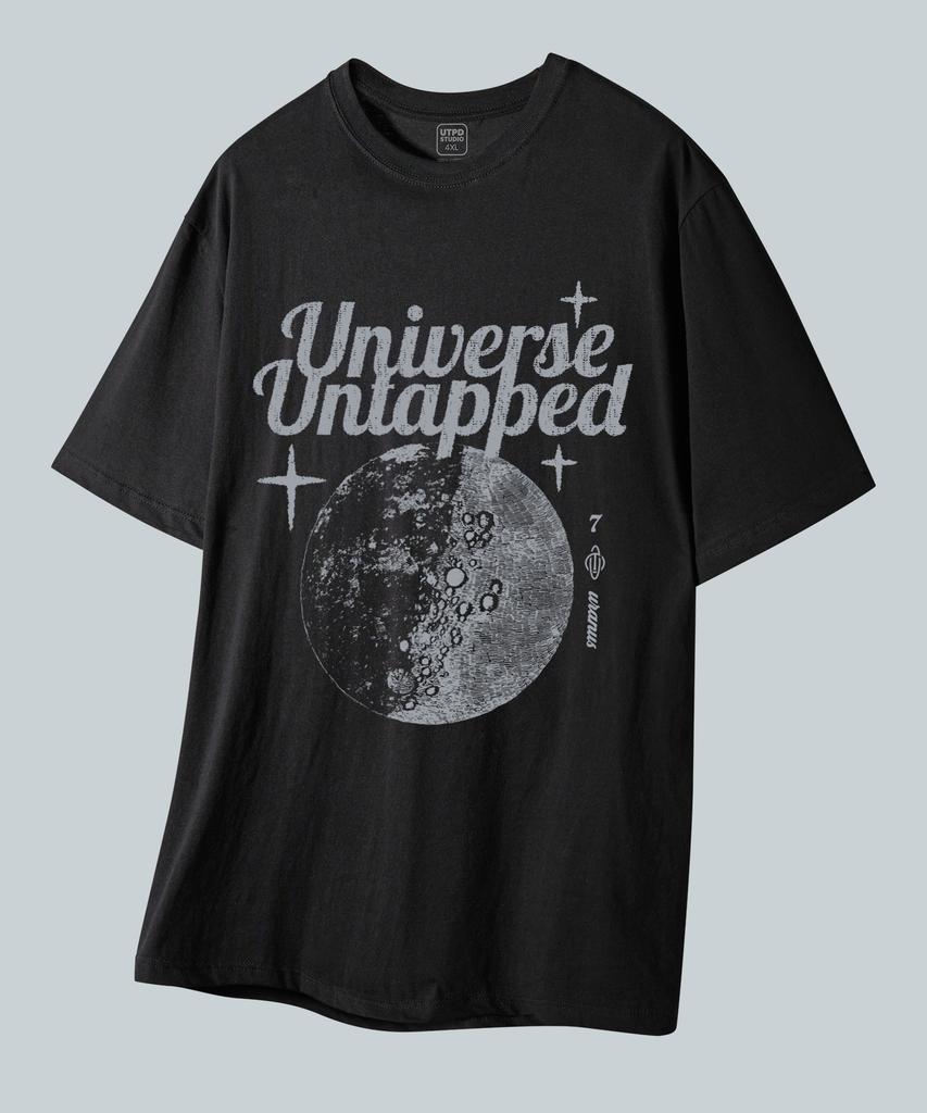 UNTAPPED STUDIO Uranos 7 Pure Cotton Big Oversized Short Sleeve T-Shirt 2 Colors