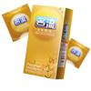 Celebrity Ultra-Thin Dynamic Threaded Condoms: Smooth, Liquid Lubricated, 0.02mm for Stylish, Enhanced Experience.