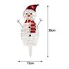Christmas Snowman Light Lamp Ornament for Holiday Party Lawn Decoration