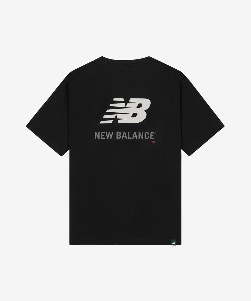 Nyuballanseu Nbneg21433 / Uni Essential Big Logo Short Sleeve T-Shirt (Black)