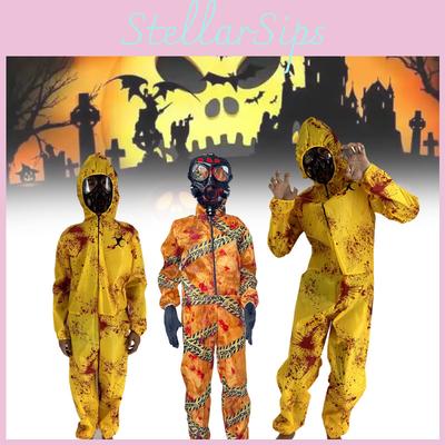 Erwachsenen- und Kinder-Cosplay-Kostüm Stilvolles Zombie-Krise Biohazard-Outfit für Partys
