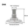 Sanitary Grade Triple Clamp Adapter SS304 Stainless Steel Sanitary Grade Fitting  Fluid Systems