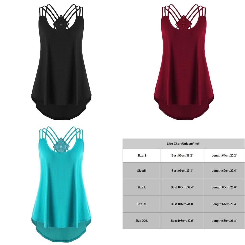 Premium Quality Ladies' Bandages Sleeveless Vest Top High Low Tank For Effortless Style