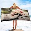 Fantasy Cherry Blossom Print Beach Towel Lightweight Bath Towel Sport Bar Spa Travel Towels Microfiber Quick Dry Swimming Cover