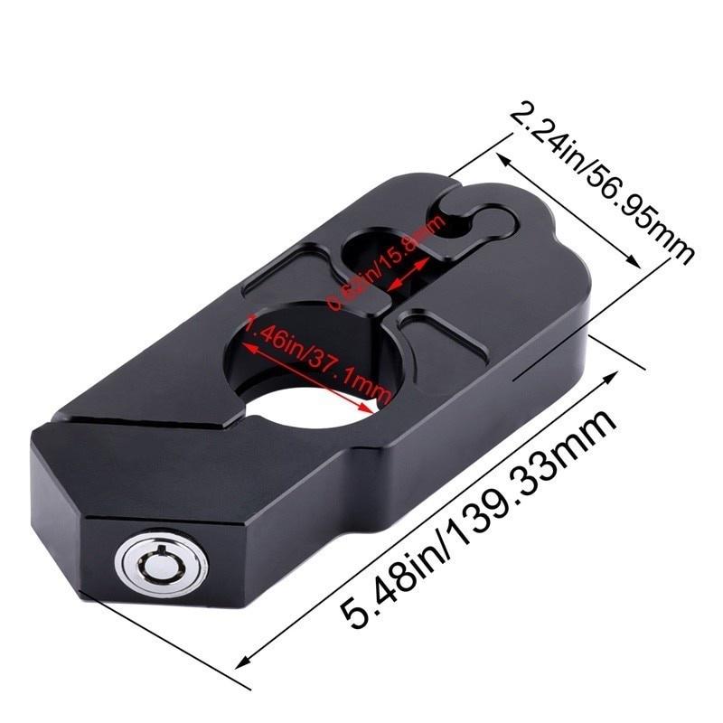 Outdoor Safety Locks Motorcycle Handlebar Grip Street Security It Scooter Atv Dirt Bikes Auto Helmet Lock
